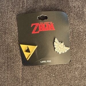 The legend of Zelda Lapel Pins - Gold and Silver